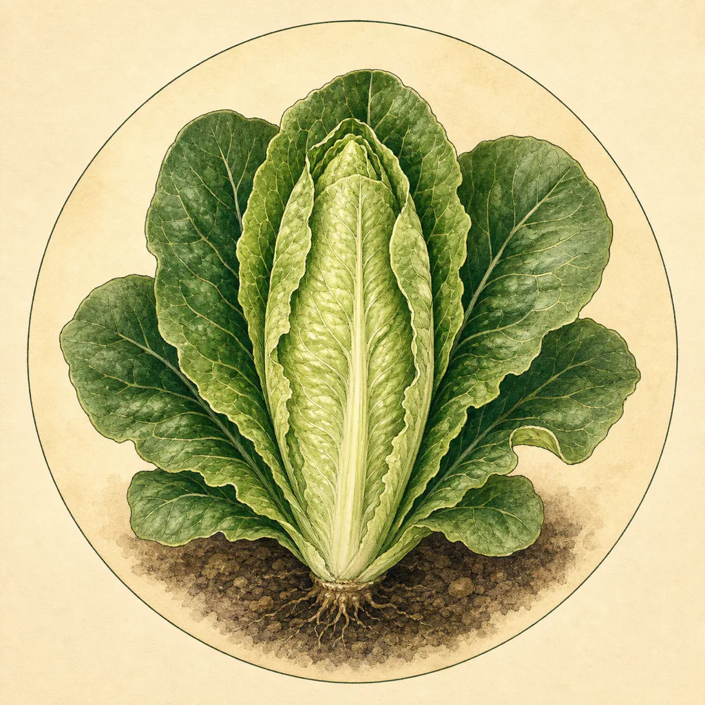 Little Gem AGM lettuce illustration
