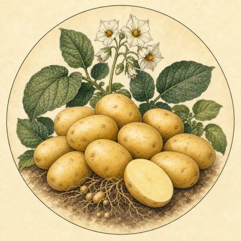 Potato Charlotte illustration