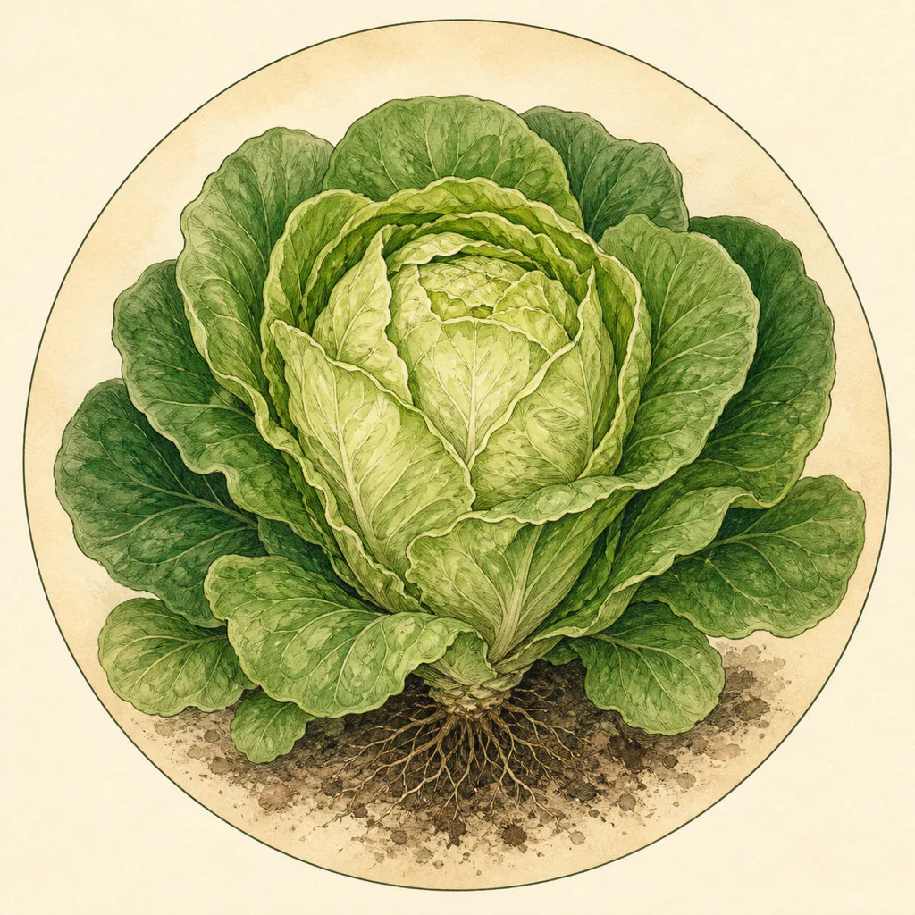 Winter Density AGM lettuce illustration