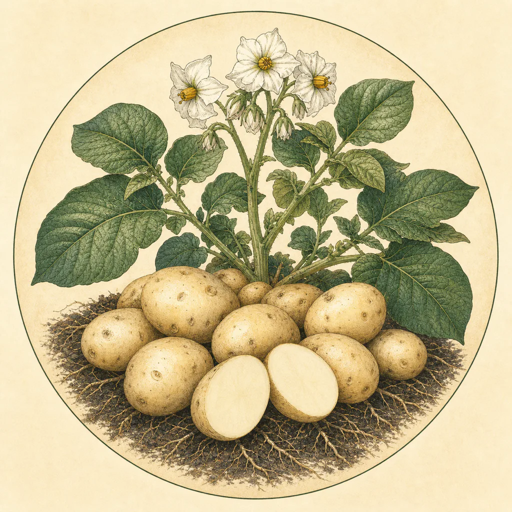 Potato Maris Bard illustration