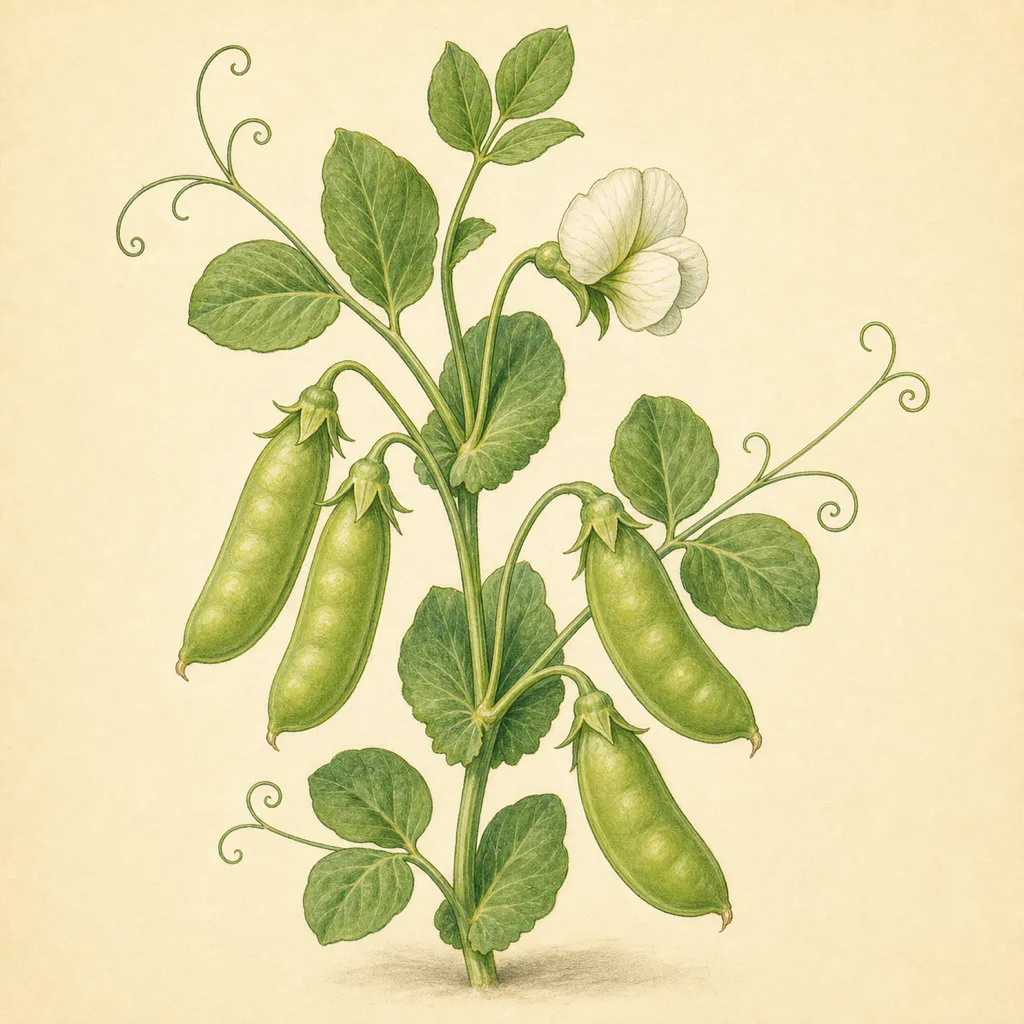 Pea Cascadia illustration