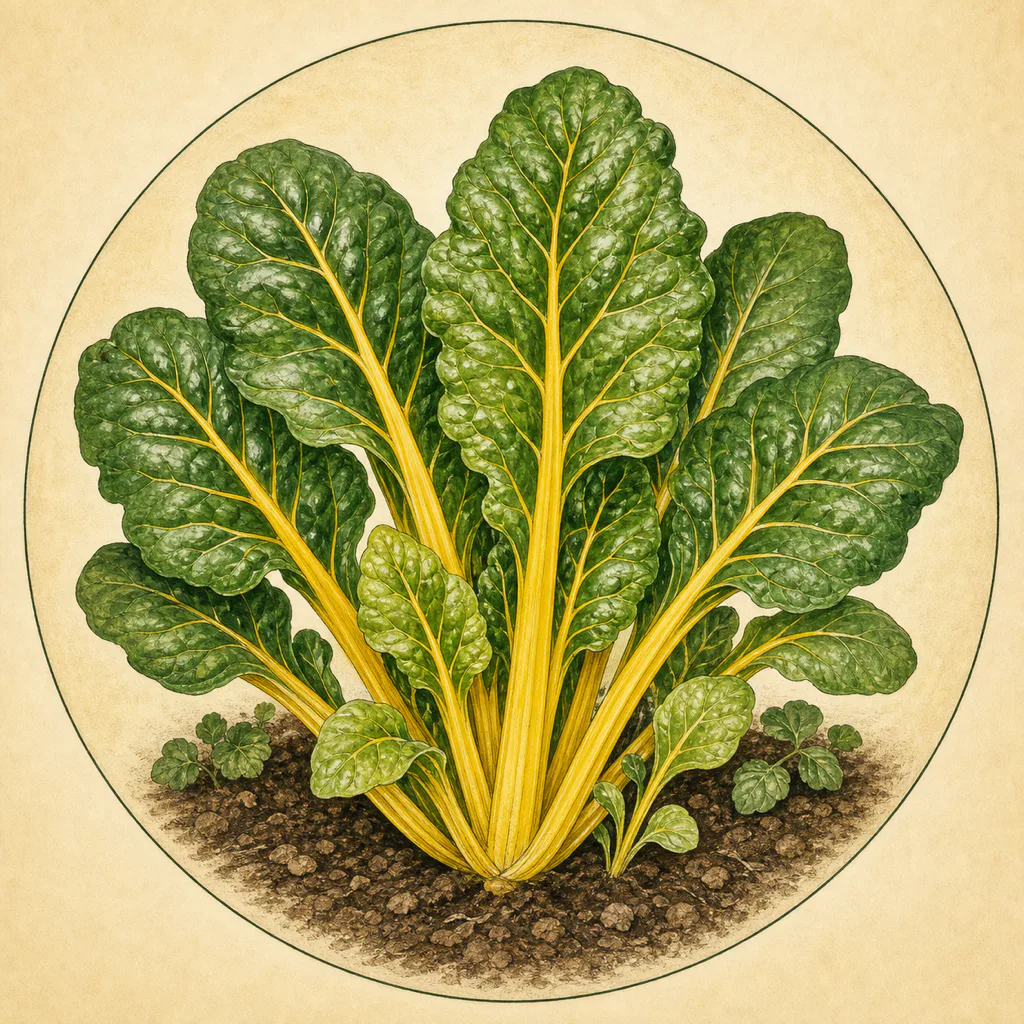 Chard Bright Yellow illustration