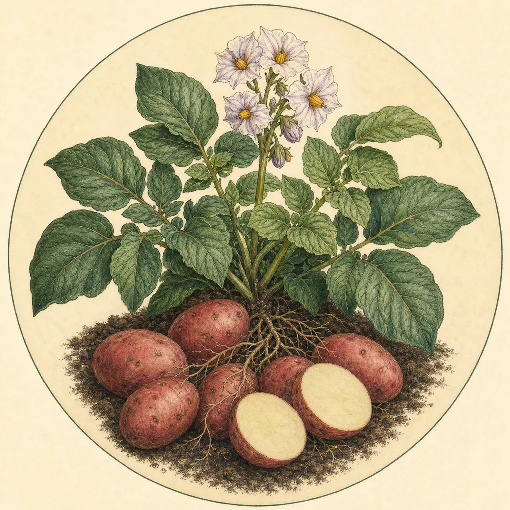 Potato Sarpo Mira illustration