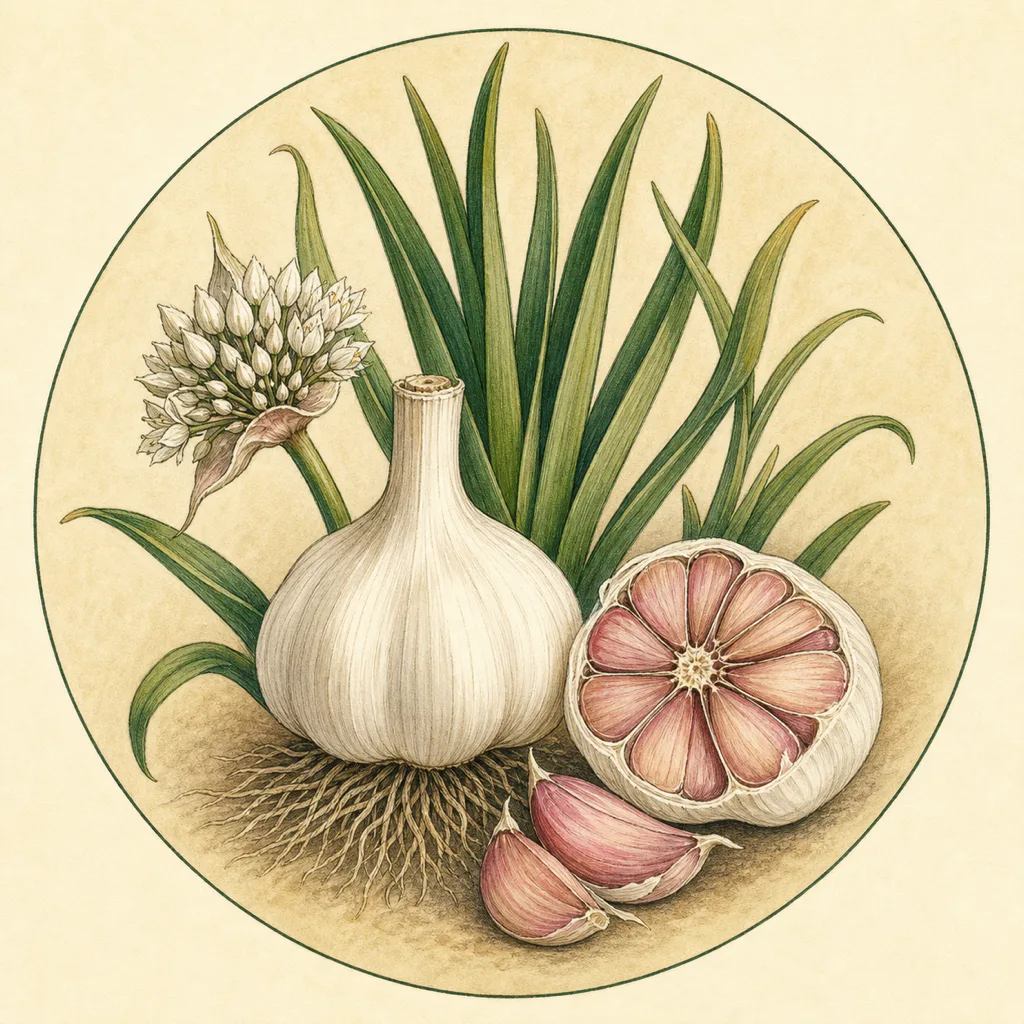 Cristo AGM garlic illustration