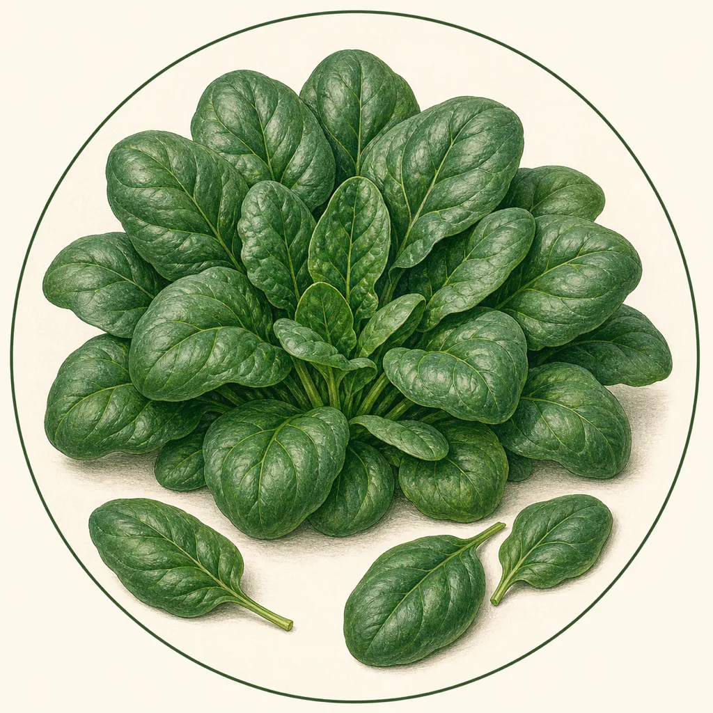Amazon spinach illustration
