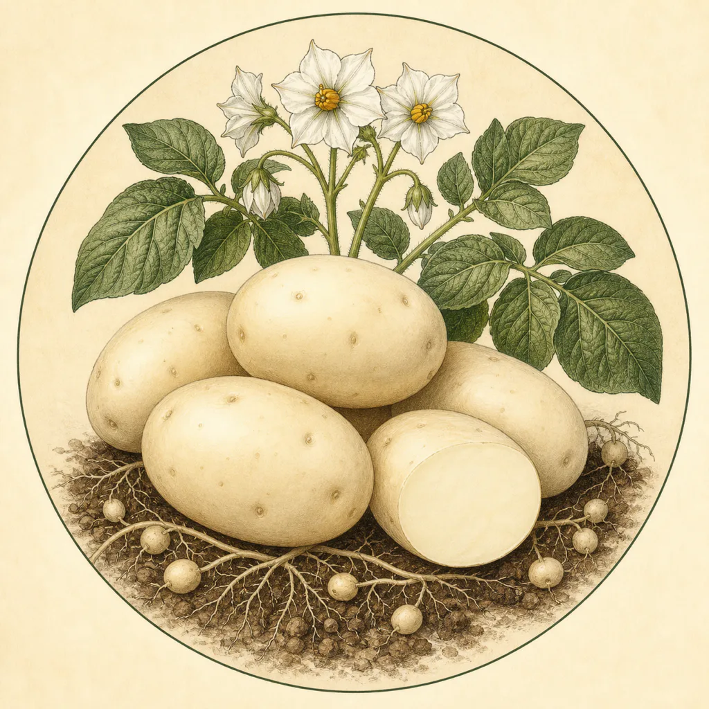 Potato Casablanca illustration