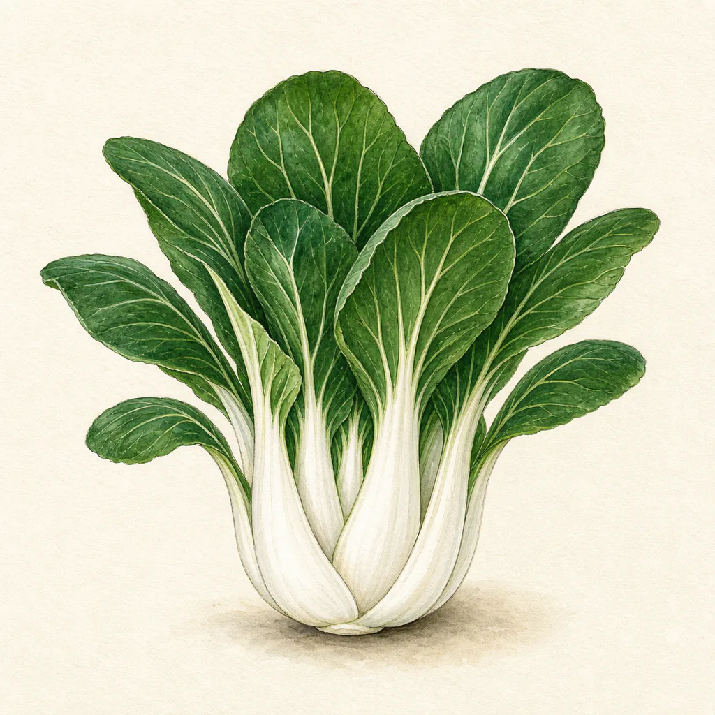 Pak choi Ivory illustration
