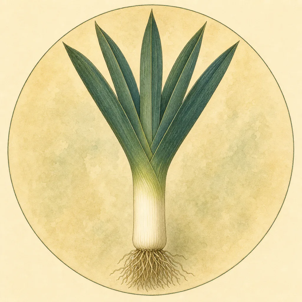 Blauwgroene Winter Bandit AGM leek illustration