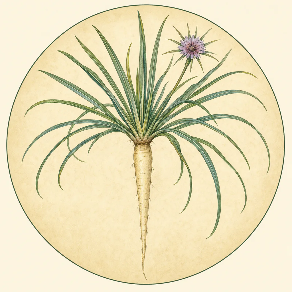 Mammoth salsify illustration