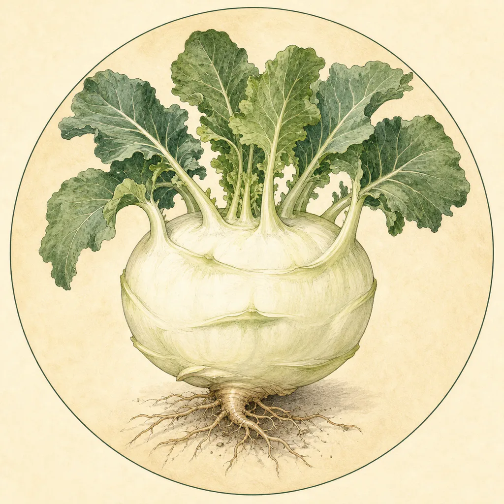 Kossak kohlrabi illustration