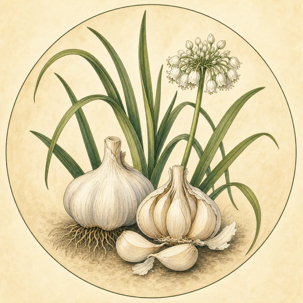 Solent Wight AGM garlic illustration