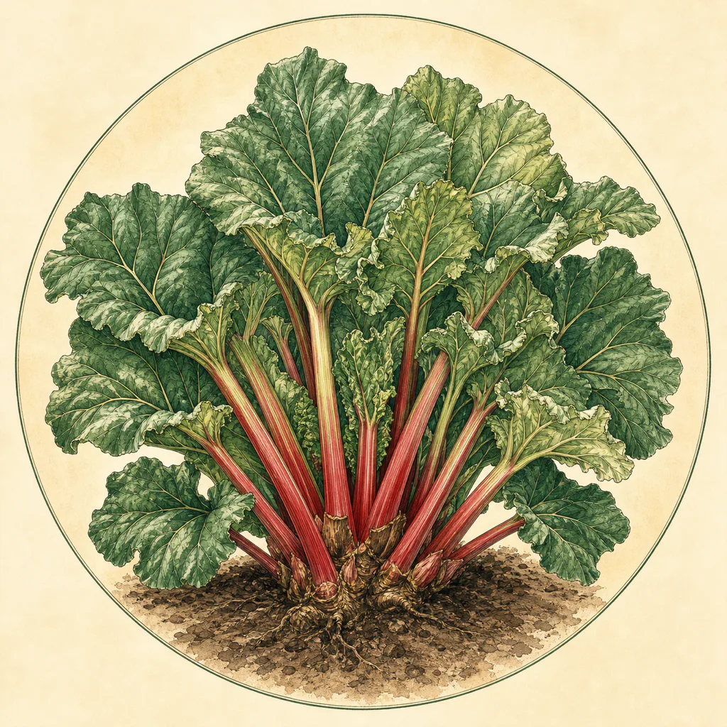 Rhubarb Victoria illustration